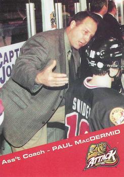 2000-01 Owen Sound Attack (OHL) #NNO Paul MacDermid Front