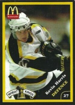 2000-01 McDonald's Brandon Wheat Kings (WHL) #NNO Kevin Harris Front