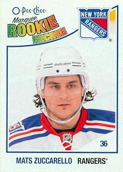 2011-12 O-Pee-Chee - 2010-11 O-Pee-Chee Rookie Update #611 Mats Zuccarello Front