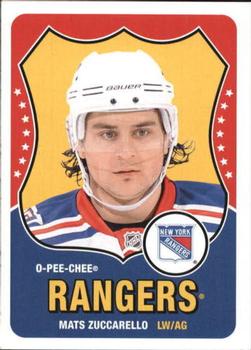 2011-12 O-Pee-Chee - 2010-11 O-Pee-Chee Rookie Update Retro Blank Back #NNO Mats Zuccarello  Front