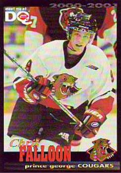 2000-01 Dairy Queen Prince George Cougars (WHL) #NNO Chris Falloon Front