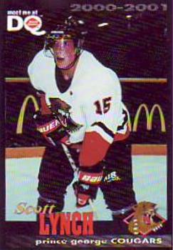 2000-01 Dairy Queen Prince George Cougars (WHL) #NNO Scott Lynch Front