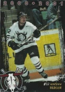 2000-01 Red Deer Rebels (WHL) #NNO Andrew Bergen Front