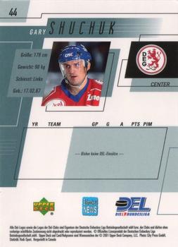 2000-01 Upper Deck DEL (German) #44 Gary Shuchuk Back