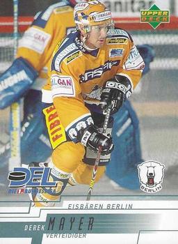 2000-01 Upper Deck DEL (German) #62 Derek Mayer Front