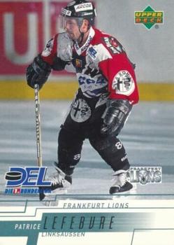 2000-01 Upper Deck DEL (German) #84 Patrice Lefebvre Front