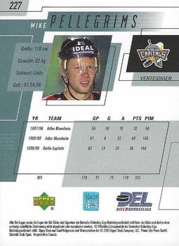 2000-01 Upper Deck DEL (German) #227 Mike Pellegrims Back