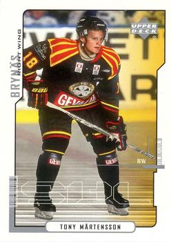 2000-01 Upper Deck Swedish Elite #36 Tony Martensson Front