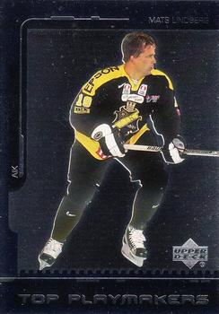 2000-01 Upper Deck Swedish Elite - Top Playmakers #1 Mats Lindberg Front