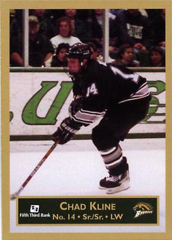 2001-02 Western Michigan Broncos (NCAA) #5 Chad Kline Front