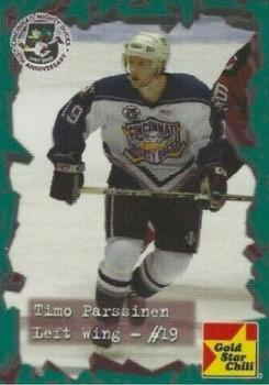 2001-02 Gold Star Chili Cincinnati Mighty Ducks (AHL) #NNO Timo Parssinen Front