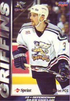 2001-02 Choice Grand Rapids Griffins (AHL) #1 Julien Vauclair Front
