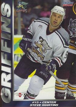 2001-02 Choice Grand Rapids Griffins (AHL) #8 Steve Martins Front