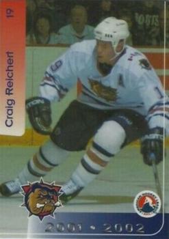 2001-02 Hamilton Bulldogs (AHL) #8 Craig Reichert Front