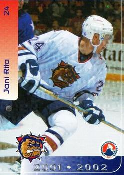 2001-02 Hamilton Bulldogs (AHL) #12 Jani Rita Front
