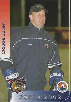 2001-02 Hamilton Bulldogs (AHL) #23 Claude Julien Front