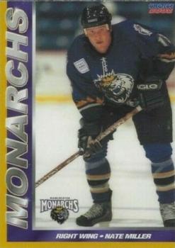 2001-02 Choice Manchester Monarchs (AHL) #A04 Nate Miller Front
