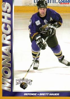 2001-02 Choice Manchester Monarchs (AHL) #A06 Brett Hauer Front