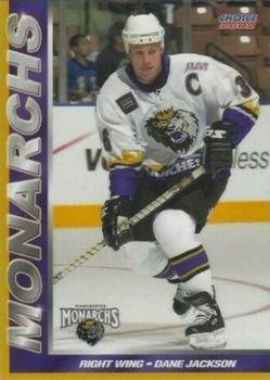 2001-02 Choice Manchester Monarchs (AHL) #B01 Dane Jackson Front