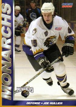 2001-02 Choice Manchester Monarchs (AHL) #B04 Joe Rullier Front