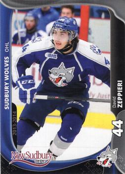 2013-14 Extreme Sudbury Wolves (OHL) #6 David Zeppieri Front