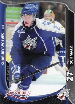 2013-14 Extreme Sudbury Wolves (OHL) #11 Matt Schmalz Front