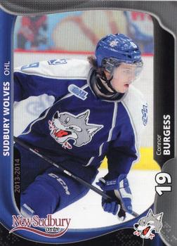 2013-14 Extreme Sudbury Wolves (OHL) #17 Connor Burgess Front