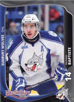 2013-14 Extreme Sudbury Wolves (OHL) #19 Nick Baptiste Front