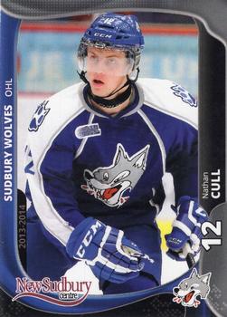 2013-14 Extreme Sudbury Wolves (OHL) #20 Nathan Cull Front