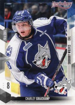 2014-15 Extreme Sudbury Wolves OHL #9 Charley Graaskamp Front