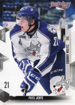 2014-15 Extreme Sudbury Wolves OHL #15 Pavel Jenys Front