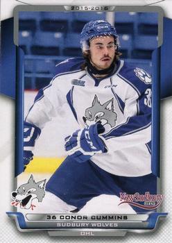 2015-16 Extreme Sudbury Wolves (OHL) #6 Connor Cummins Front