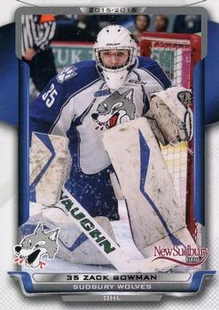 2015-16 Extreme Sudbury Wolves (OHL) #7 Zach Bowman Front
