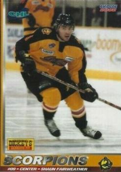 2001-02 Choice New Mexico Scorpions (CHL) #4 Shaun Fairweather Front