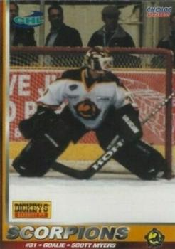 2001-02 Choice New Mexico Scorpions (CHL) #13 Scott Myers Front