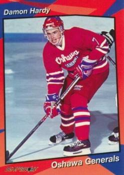 1993-94 Slapshot Oshawa Generals (OHL) #7 Damon Hardy Front
