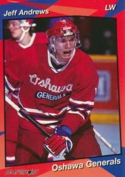 1993-94 Slapshot Oshawa Generals (OHL) #9 Jeff Andrews Front