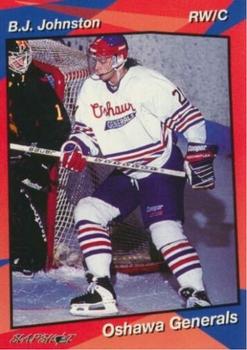 1993-94 Slapshot Oshawa Generals (OHL) #19 Billy Jay Johnston Front