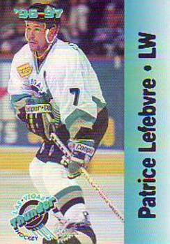 1996-97 Multi-Ad Las Vegas Thunder (IHL) #1 Patrice Lefebvre Front