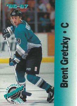 1996-97 Multi-Ad Las Vegas Thunder (IHL) #4 Brent Gretzky Front