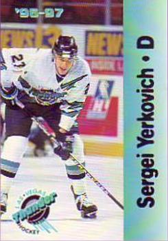 1996-97 Multi-Ad Las Vegas Thunder (IHL) #7 Sergei Yerkovich Front