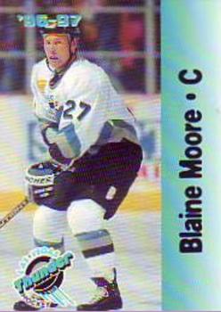 1996-97 Multi-Ad Las Vegas Thunder (IHL) #8 Blaine Moore Front