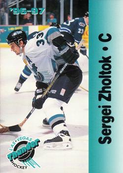 1996-97 Multi-Ad Las Vegas Thunder (IHL) #9 Sergei Zholtok Front