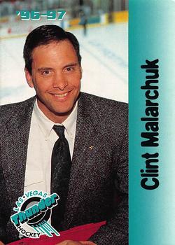 1996-97 Multi-Ad Las Vegas Thunder (IHL) #12 Clint Malarchuk Front
