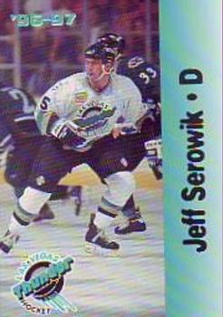 1996-97 Multi-Ad Las Vegas Thunder (IHL) #14 Jeff Serowik Front