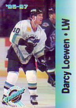 1996-97 Multi-Ad Las Vegas Thunder (IHL) #16 Darcy Loewen Front