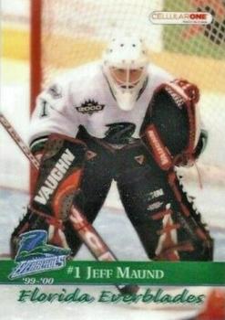 1999-00 Roox Florida Everblades (ECHL) #NNO Jeff Maund Front