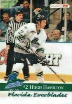 1999-00 Roox Florida Everblades (ECHL) #NNO Hugh Hamilton Front