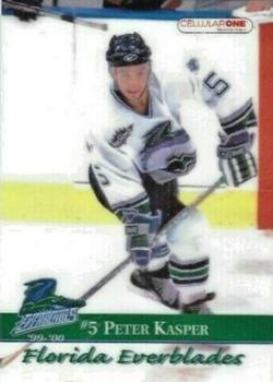 1999-00 Roox Florida Everblades (ECHL) #NNO Peter Kasper Front