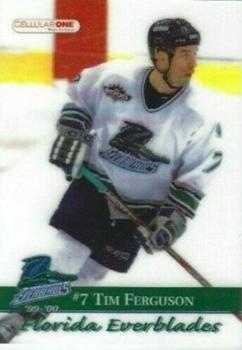 1999-00 Roox Florida Everblades (ECHL) #NNO Tim Ferguson Front